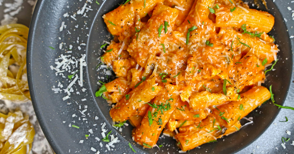 rigatoni sauce au bleu